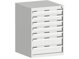 ladekast HxBxD 900x650x525mm 7laden romp RAL7035 front RAL7035