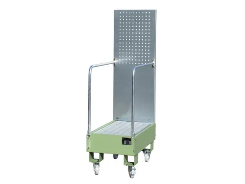 verrijdbare opvangbak,v. 2x60l vat,opvangvol. 60l,HxBxD 1685x500x875mm