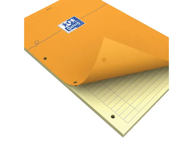 Bloc de cours Oxford Everyday A4+ ligné papier jaune