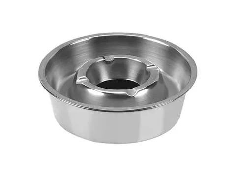 Terras asbak Ø14cm rvs