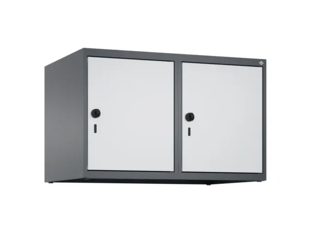 opzetkast,v. locker,2vak.,vak B 400mm,HxBxD 500x800x500mm,vleugeldeur