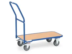 Magazijnwagen 1200 Houten Plaat 250kg 850x450mm Ral5007
