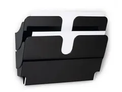 Folderhouder FLEXIPLUS 2 A4 liggend magnetisch zwart