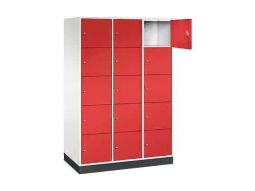 grootvolume-lockersysteem,HxBxD 1950x1220x600mm,3x5vakken,cil.-slot