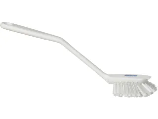 Afwasborstel Vikan 280mm met schraaprand wit Medium vezel - 1