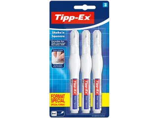 Correctiepen Tipp-ex Shake 'n Squeeze 8ml blister à 3 stuks - 2