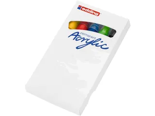 Acrylmarker edding e-5100 medium set van 5 kleuren basis - 3