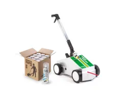 Vloermarkeringsset TRAFFIC EXTRA PAINT met 12 verfbussen, wit