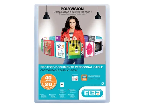 Showalbum Oxford Polyvision A4 20-tassen PP transparant