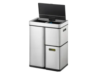 Afvalbak EKO Mirage Plus sensor 30 liter en 2x15 liter RVS - 8