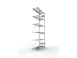 systeemstelling,aanbouwveld,CLIP,HxBxD 2500x1006x436mm,vakl. 150kg - 5