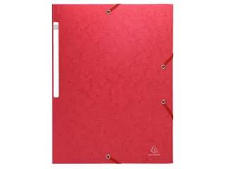 Elastomap A4 glanskarton 3 kleppen monobloc Assorti - 3