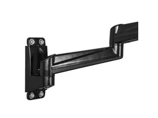 Dubbele Monitorarm Wand Zwart 2 schermen - 3