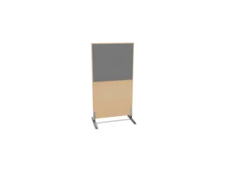 scheidingswand,v. kantoor-scheidingswand,NE-esdoorn,BN8078-grijs - 1