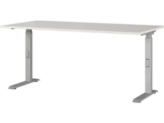 In hoogte verstelbaar bureau,HxBxD 680-910x1600x800mm,blad spaanplaat - 1