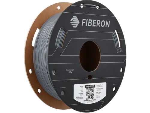 3D Filament Fiberon PPS-GF20 Grey, 1,75 mm / 500 gram