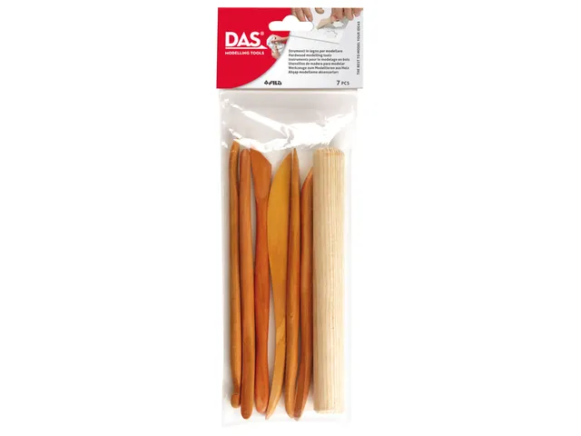 Kleigereedschap DAS 7-delig hout