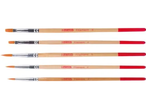 5 Aquarelpens Poly Assorti