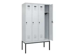 locker,HxBxD 2120x1200x500mm,4vak,vak B 300mm,draaigrendel - 1