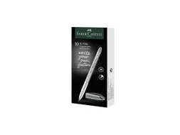 Balpen Faber-Castell K-One 0.7 zwart doos 10 stuks