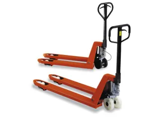 Palletwagen 2.5t Zwenk-/vorkwielen Rubber/nylon Enkel Vorklengte 810mm - 2