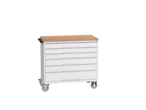 chariot à outils HxlxP 980x1050x600mm plateau multiplex