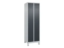 locker voor scheiding van kleding,HxBxD 1950x600x500mm,2vak