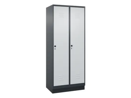 wasgoedverdeelkast,HxBxD 1950x800x500mm,vak B 400mm,draaigrendel