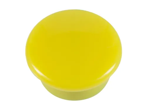 Magneet Westcott geel pak à 10st. Ø 15x8mm, 100g