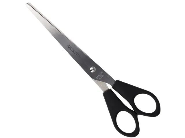 Ciseaux Westcott Buro 171mm inox manche plastique