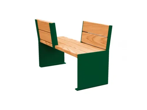 zitbank,B 1200mm,3latten,hout-zitting licht eikenhout,zitting H 450mm