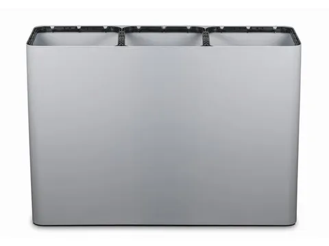 Afvalverzamelstation,3X100L,Romp Grijs