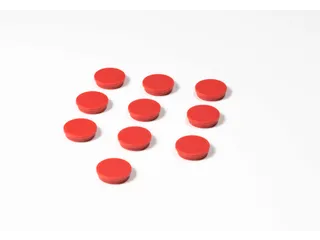 Memomagneten 30mm 10 Stuks Rood 10 stuks - 1