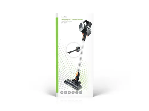 Steelstofzuiger Nedis 2-in-1 snoerloos HEPA 130W zwart