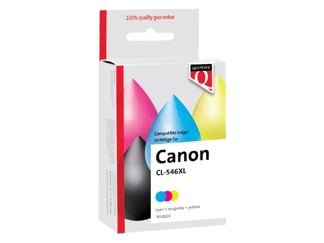 Inktcartridge Quantore alternatief tbv Canon CL-546XL 8288B001 3 kleur