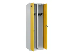 locker voor scheiding van kleding,HxBxD 1850x600x500mm,2vak