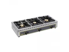 Roller Grill Gaskooktoestel 3-branders Propaan