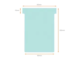 Planbord T-kaart Nobo nr 3 80mm blauw - 4