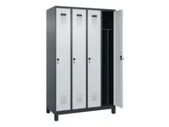 locker voor scheiding van kleding,HxBxD 1950x1200x500mm,4vak