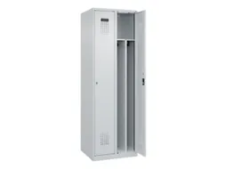 locker voor scheiding van kleding,HxBxD 1850x600x500mm,2vak