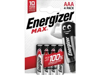 batterijen Max AAA/LR03/E92, blister van 4 - 2