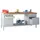 Werkbank 900x2000x700mm 4laden Frame/behuizing Ral7035 Front Ral7016