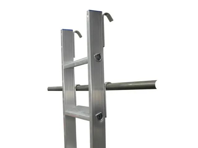 Stellingladder Aluminium 2Haken 8Treden Boom L 2 20M