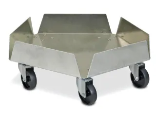 Tonroller,v. 35/100l ton,draagverm. 250kg,H 200mm,frame aluminium - 1