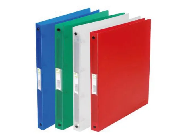 Ringmap A4 2 Ringen 16mm Transparant Assorti