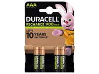 Batterij Oplaadbaar Duracell 4x AAA 850Mah Ultra