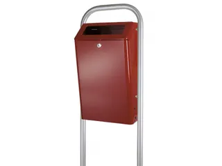 Buitenafvalbak 50 Liter Bordeaux - 1