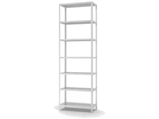 magazijnstelling,grondveld,HxBxD 3000x1000x400mm,vaklast 350kg - 2