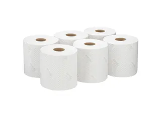 Poetsrol WypAll L10 1-laags 19,5cmx304m 800vel wit 7256 - 3