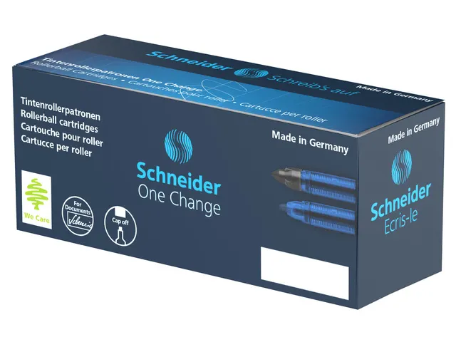 Navulling Schneider One Change doosje a 5 stuks rood